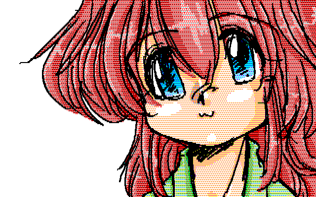 2025年9月9日に発掘(^_^;)変換元絵、わざわざ描いてたのか…(^_^;)