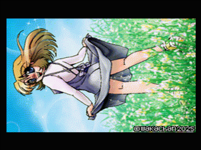 【MSX2 256色固定パレット】「風が変わる頃に」MSX2 SCREEN8版